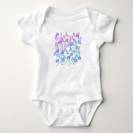 Letter Confetti "A" Baby Romper ベビーボディスーツ