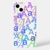 Letter Confetti "A" iPhone Case iPhoneケース (裏面)