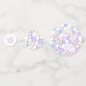 Letter Confetti "B" コンフェッティ (裏面)