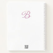 Letter Confetti "B"  ノートブック (裏面)