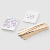 Letter Confetti "B" ハンドファン (組立なし)