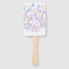 Letter Confetti "B" ハンドファン