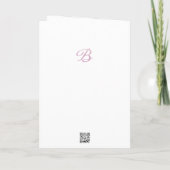 Letter Confetti "B" Card カード (裏面)