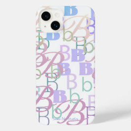 Letter Confetti "B" iPhone 14 Plusケース