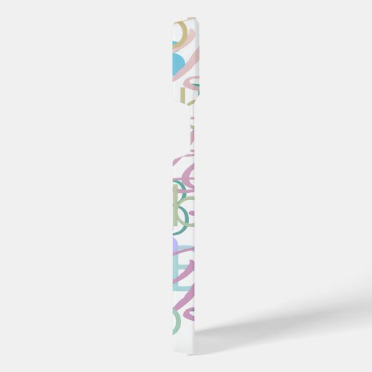 Letter Confetti "B" iPhoneケース (右側面)