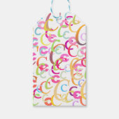 Letter Confetti "C" ギフトタグ (正面)