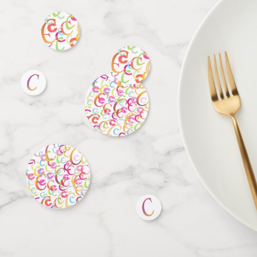 Letter Confetti "C" コンフェッティ (グループ)