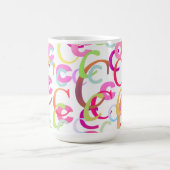 Letter Confetti "C" コーヒーマグカップ (中央)