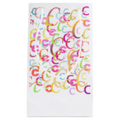 Letter Confetti "C" スモールペーパーバッグ (正面)