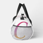  Letter Confetti "C"  ダッフルバッグ (右)