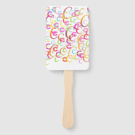 Letter Confetti "C" ハンドファン