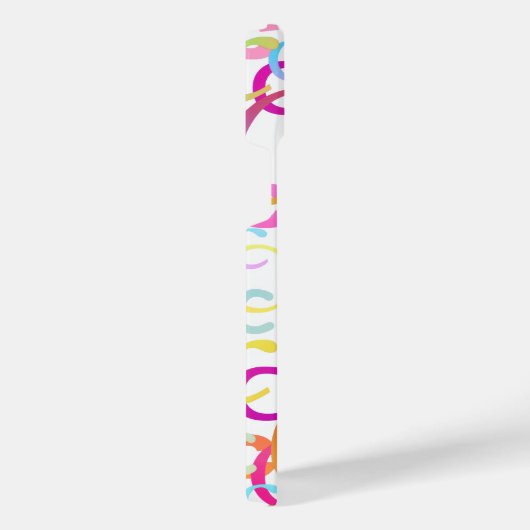 Letter Confetti "C" iPhone Case iPhoneケース (右側面)