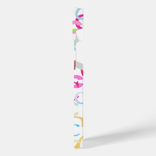 Letter Confetti "C" iPhone Case iPhoneケース (左側面)