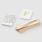 Letter Confetti "F" ハンドファン (組立なし)