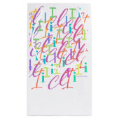 Letter Confetti "I" スモールペーパーバッグ (裏面)