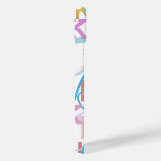 Letter Confetti "K" iPhone Case iPhoneケース (右側面)