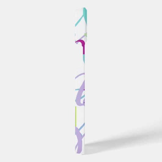 Letter Confetti "N" iPhone Case iPhoneケース (右側面)