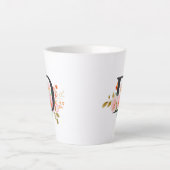 Letter D カフェラテマグ (正面)