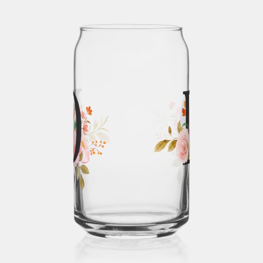 Letter D ガラス缶 (左)