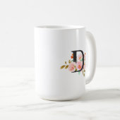 Letter D コーヒーマグカップ (正面右)