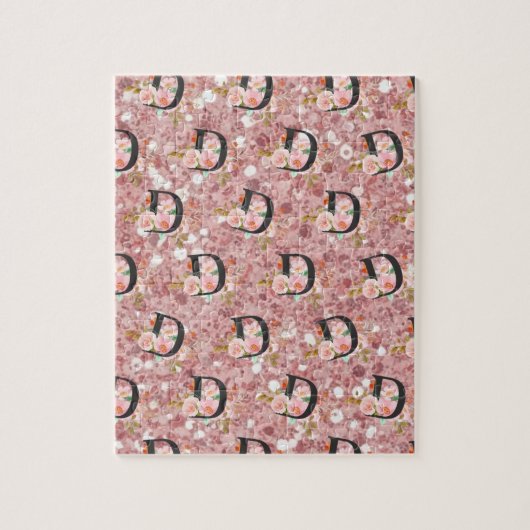 Letter D ジグソーパズル (縦)