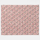 Letter D フリースブランケット (正面(横))