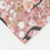 Letter D フリースブランケット (角)