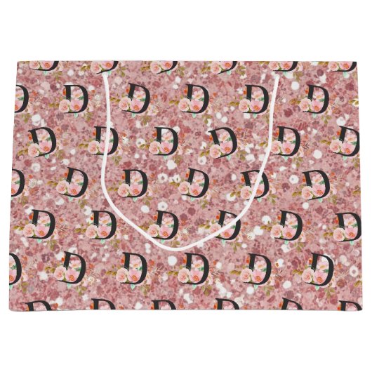 Letter D ラージペーパーバッグ (正面)