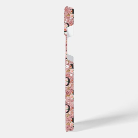 Letter D iPhoneケース (左側面)