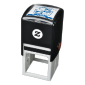 Letter D knight name bear kids library stamp セルフインキングスタンプ (商品)