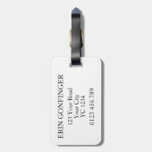 Letter Eラゲージタグ ラゲッジタグ (裏面縦)