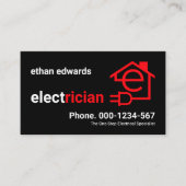 Letter-e電気工事士電気回路 名刺 (正面)