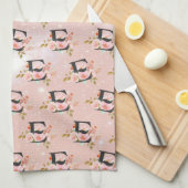 Letter E キッチンタオル (四つ折り)