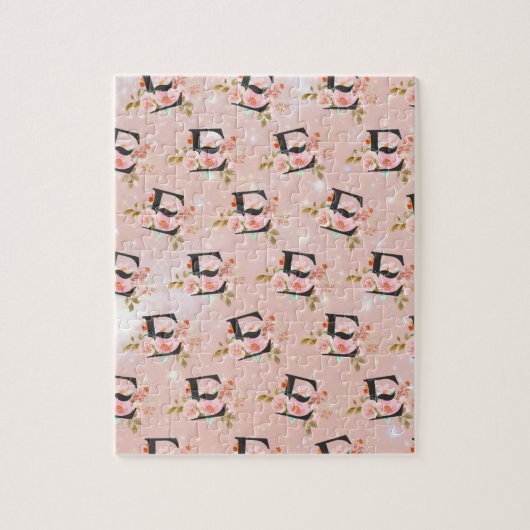 Letter E ジグソーパズル (縦)