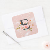 Letter E スクエアシール (封筒)