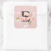 Letter E スクエアシール (バッグ)