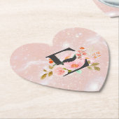 Letter E ペーパーコースター (アングル)