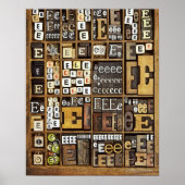 Letter E ポスター (正面)