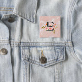 Letter E Button 缶バッジ (インサイチュ)