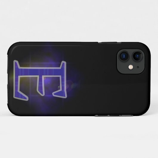Letter E Case-Mate iPhoneケース (裏面(横))