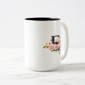 Letter E Coffee Mug ツートーンマグカップ (正面右)