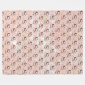 Letter E Fleece Blanket フリースブランケット (正面(横))
