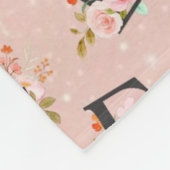 Letter E Fleece Blanket フリースブランケット (角)