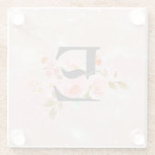 Letter E Glass Coaster ガラスコースター (裏面)