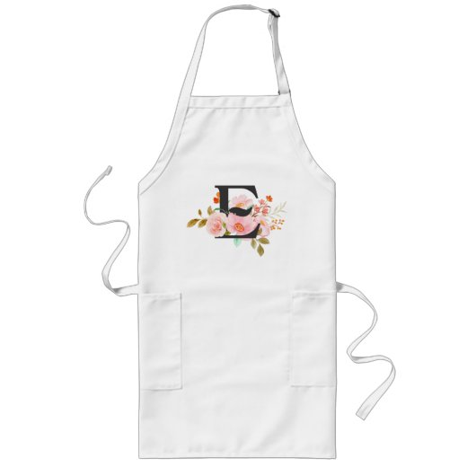 Letter E Long Apron ロングエプロン (正面)