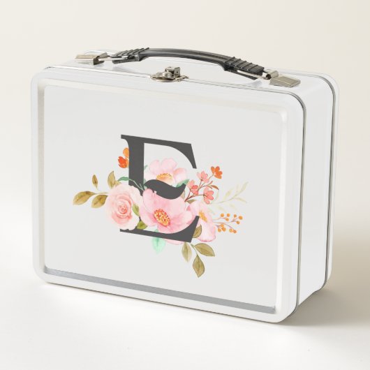 Letter E Metal Lunch Box メタルランチボックス (正面)