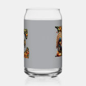 Letter E Thanksgiving style gift  ガラス缶 (左)