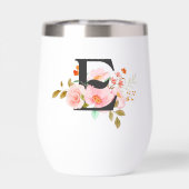 Letter E Thermal Wine Tumbler (背面)
