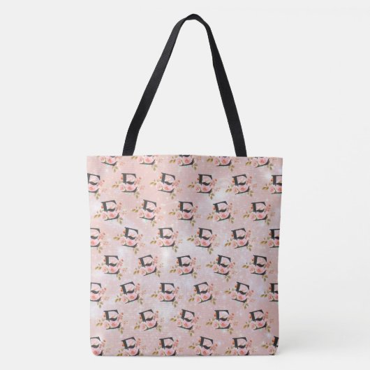 Letter E Tote Bag トートバッグ (正面)