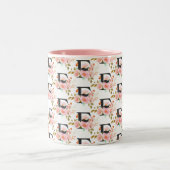 Letter F ツートーンマグカップ (中央)